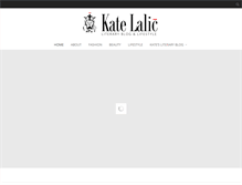 Tablet Screenshot of katelalic.com
